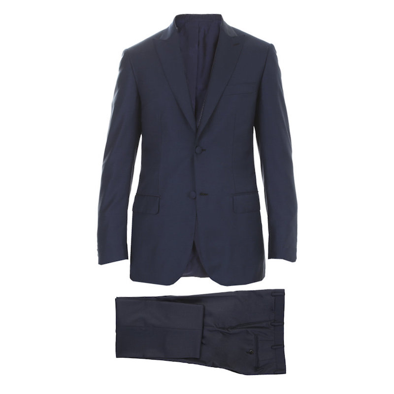 Suits - Brioni - Gaetano blue wool and silk suit