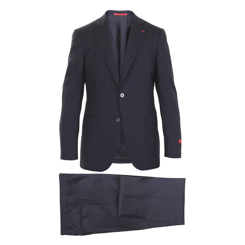 Suits - Isaia - Dark blue wool suit